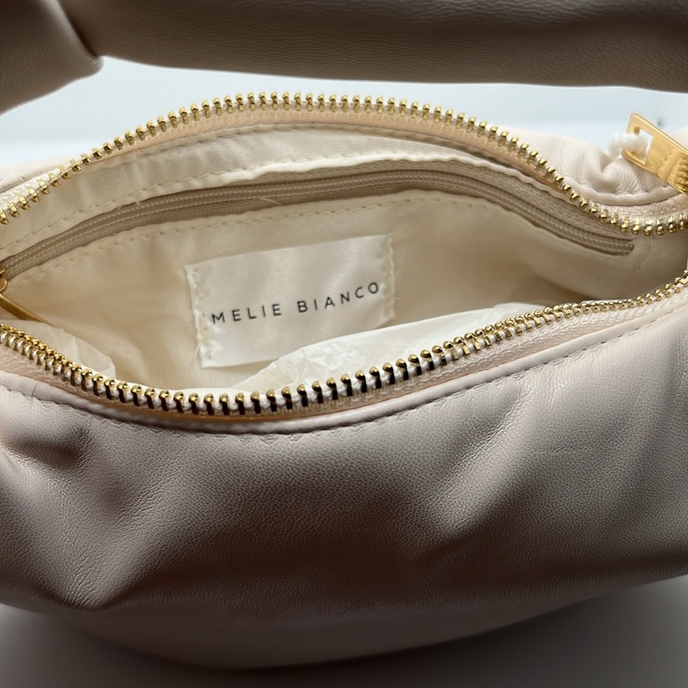 NWT MELIE BIANCO ALEXANDRA VEGAN LEATHER TOP HANDLE PUFFY BAG - Picture 8 of 9